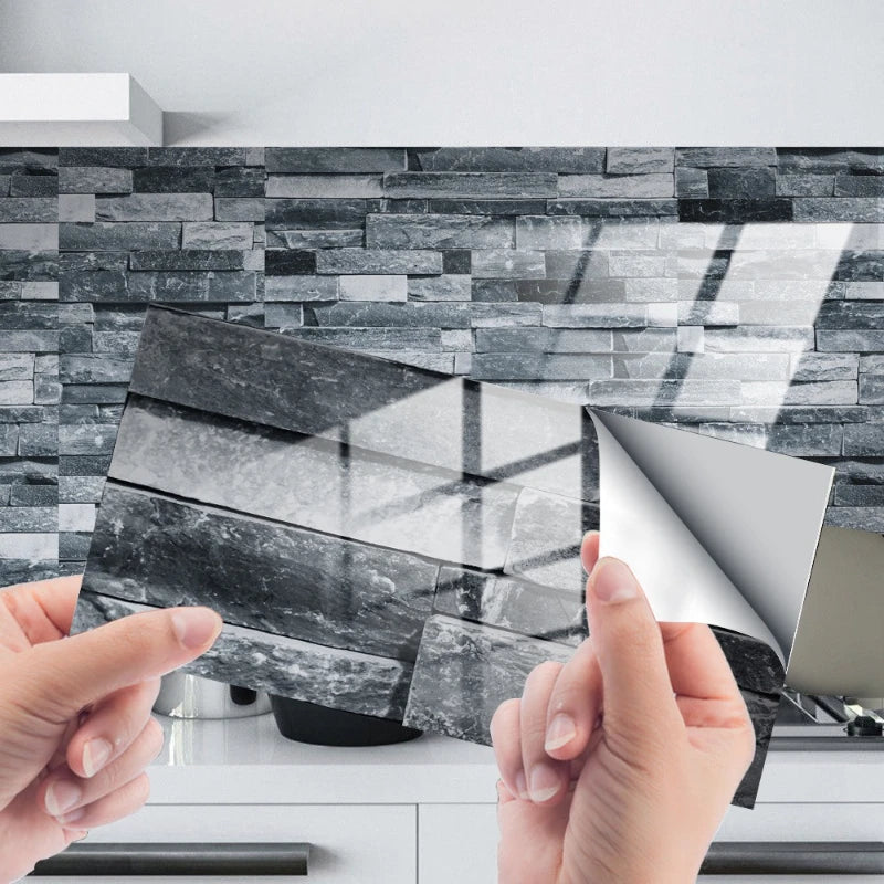 Wall Stickers Home Renovation Crystal Tiles Self-adhesive Flooring