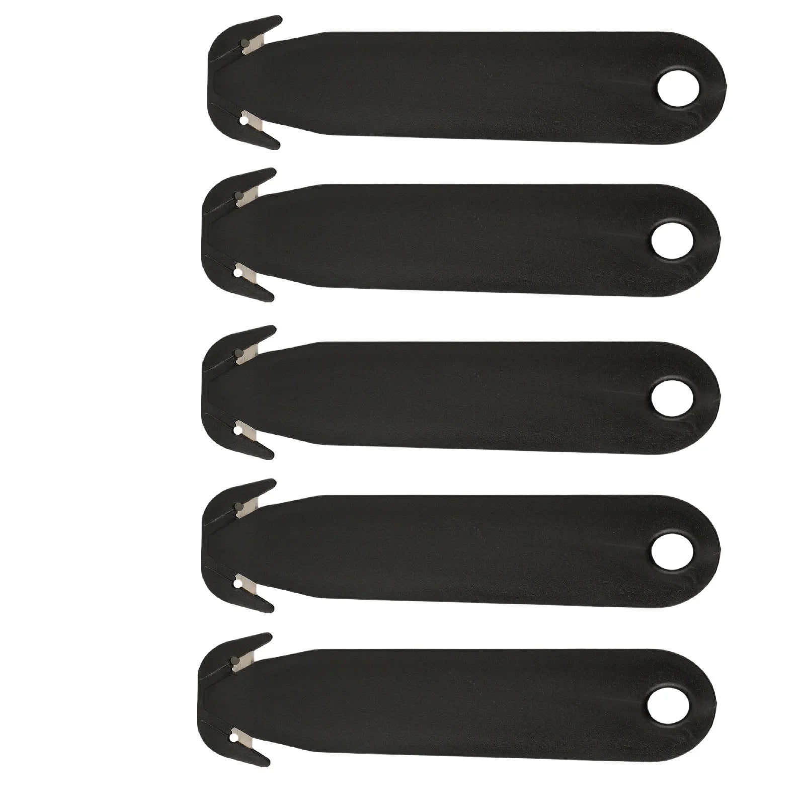 4/5PCS Double-edged Tool Box Cutters Safety Box Cutter Blade Unpacking Letter Opener Multi Tool Film Cutting Paper Cutter Oasis Select 5pcs black