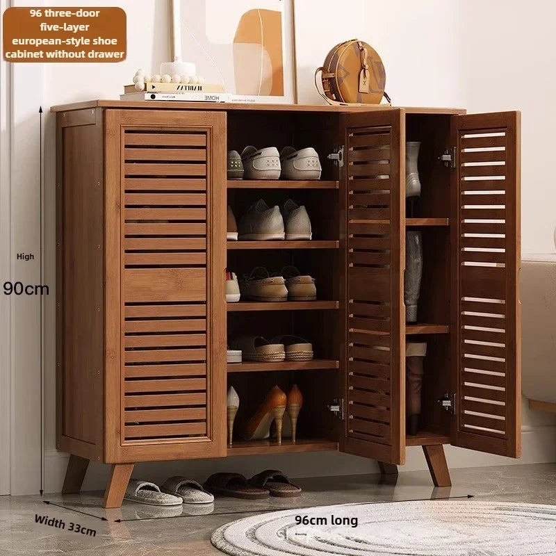 Multi-functional Shoe Cabinet Home Door Locker Entrance Cabinet Living Room Grocery Cabinet Shoe Rack Oasis Select 96A