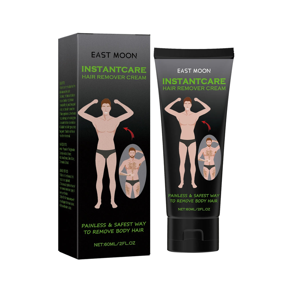 Hair Removal Cream Painless Beard Chest Hair Growth Inhibitor Mild Effective Armpit Leg Private Part Epilation Depilatory Cream Oasis Select 60ml boxed
