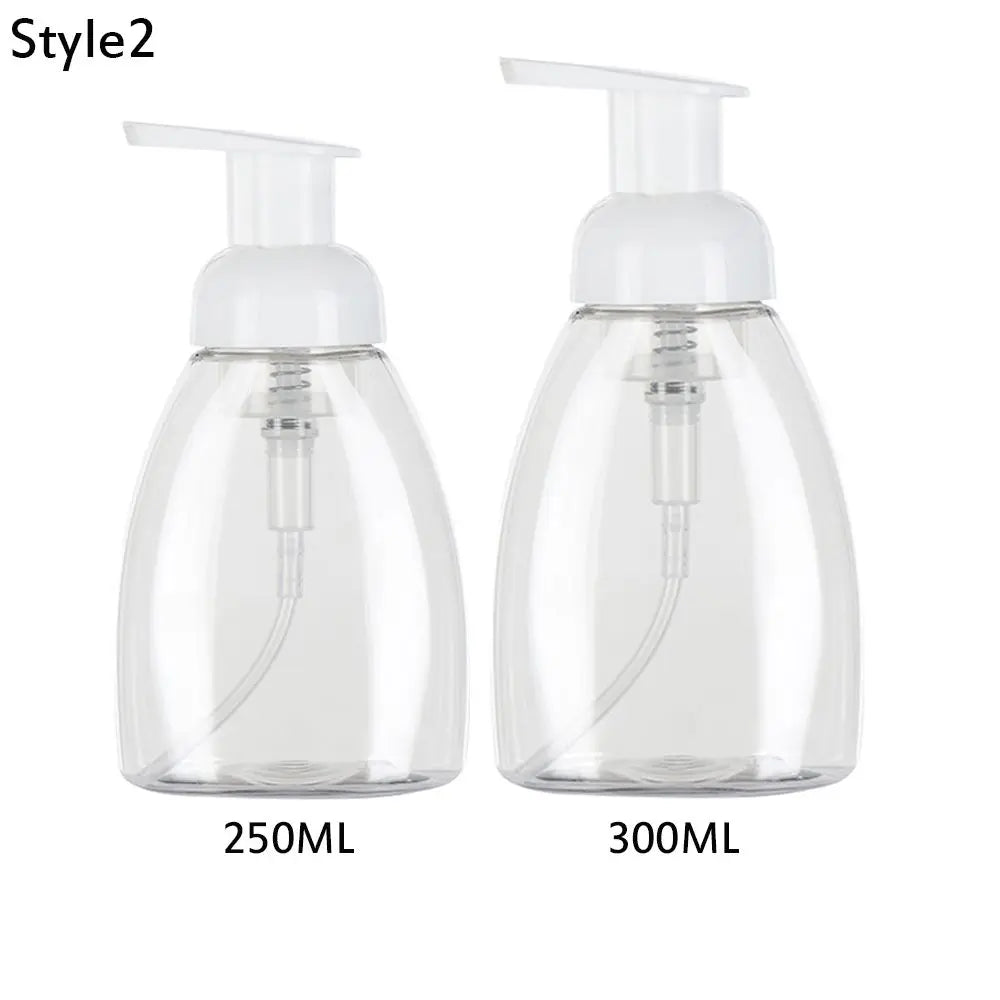 Clear Blue Shampoo Lotion Shower Gel Foam Pump Bottles Foaming Bottle Liquid Soap Whipped Mousse Points Bottling Oasis Select
