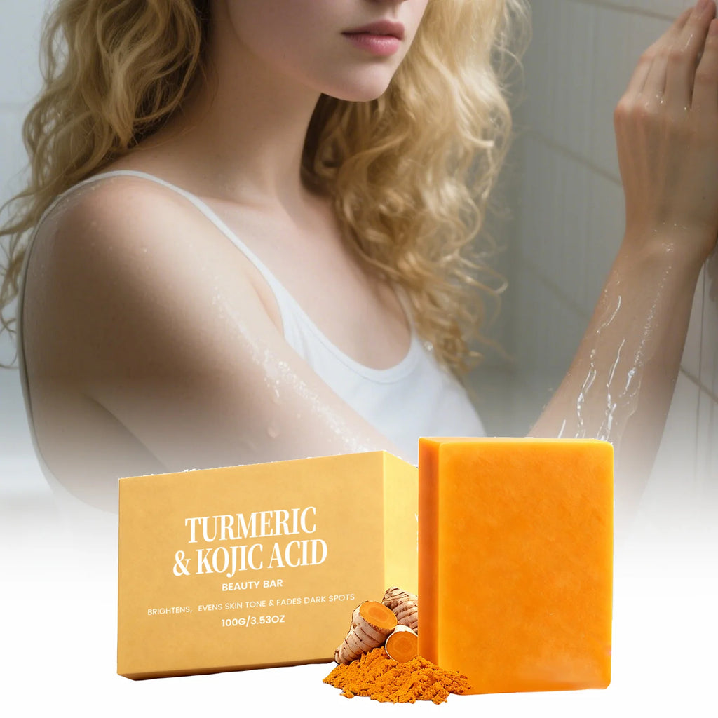Turmeric Kojic Acid Soap – Brightening & Dark Spot Remover Brightening Bar Soap Oasis Select