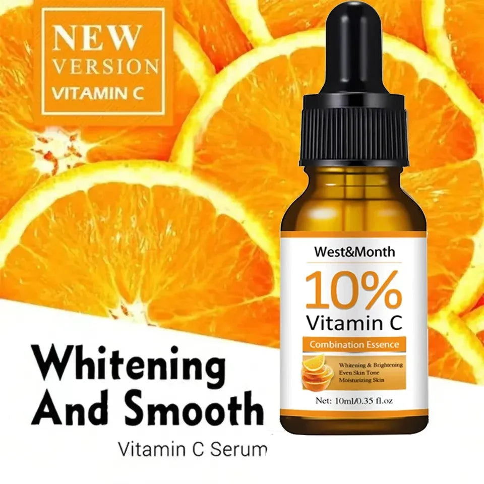 Vitamin C Serum For Face Hyaluronic Acid Lighten Age Black Spots Sunburn Anti-oxidation Wrinkle Remove Shrink Pore Skin Care Oasis Select