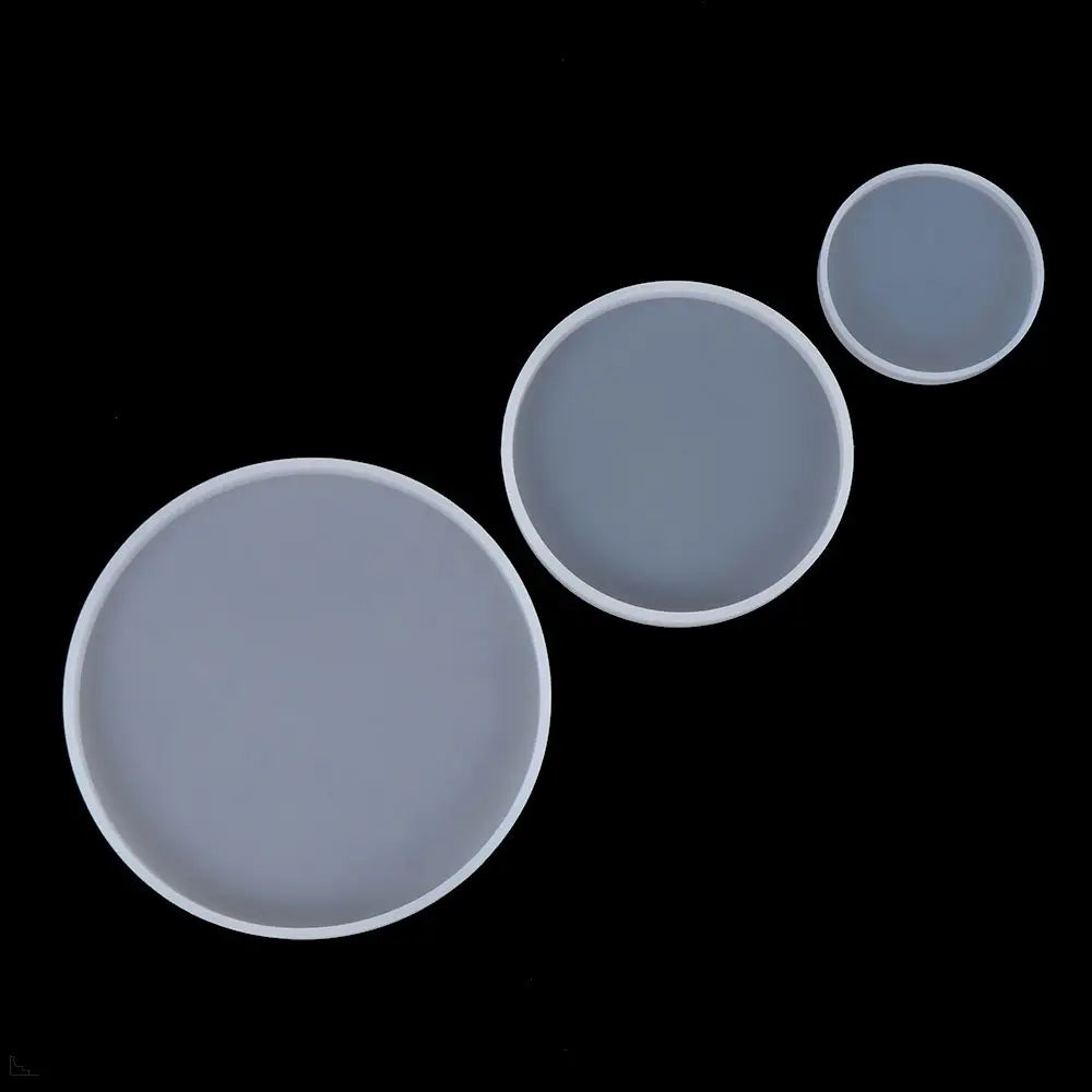Silicone Mold Round Petri Dish Round Coaster Epoxy Resin Art Supplies Make Your Own Coaster Resin Molds Transparent Fluid Arts Oasis Select