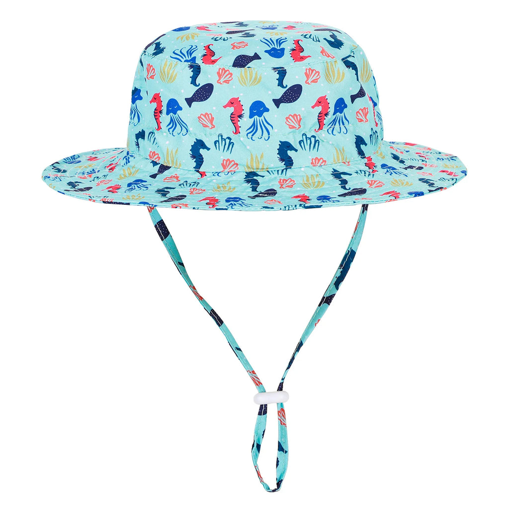 Children's baby sun hat breathable quick drying beach hat quick drying hat adjustable hat big brim fisherman hat Oasis Select