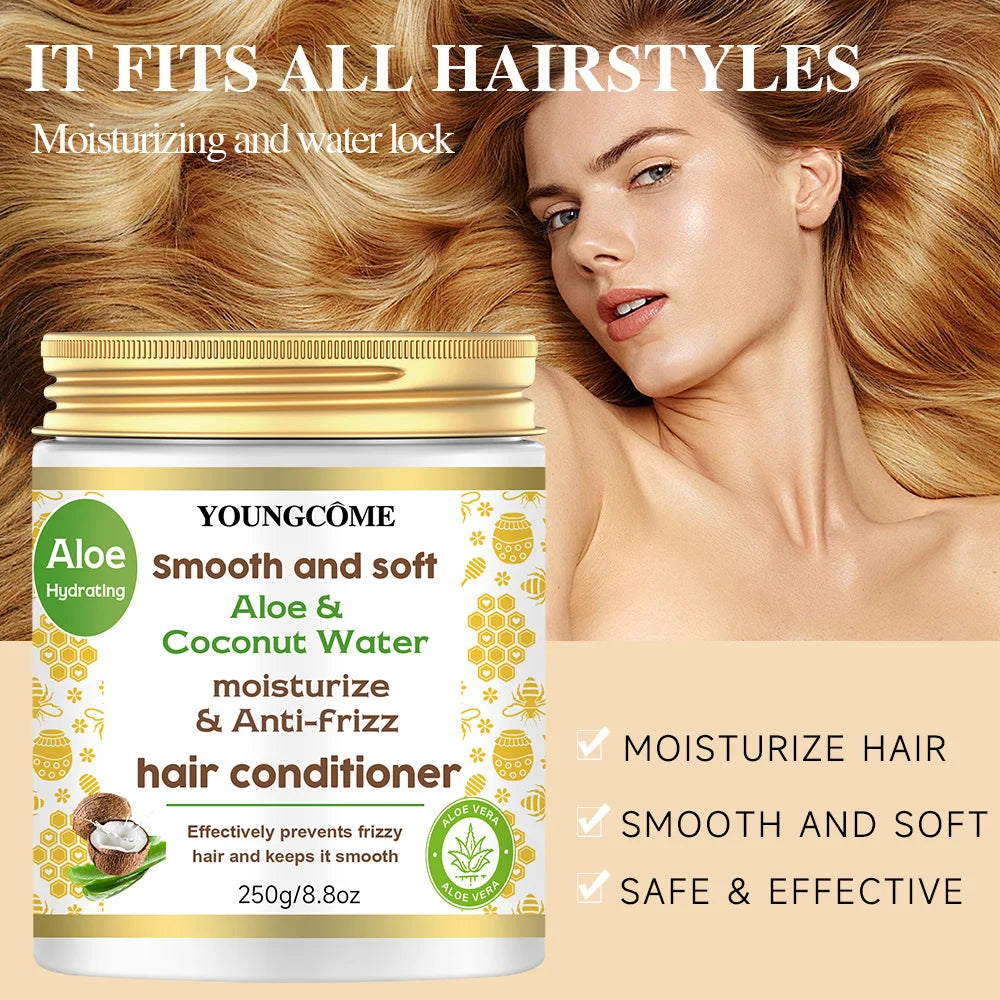 Aloe Vera & Coconut Water Hair Conditioner – Repair & Moisturize Hair Conditioner Oasis Select