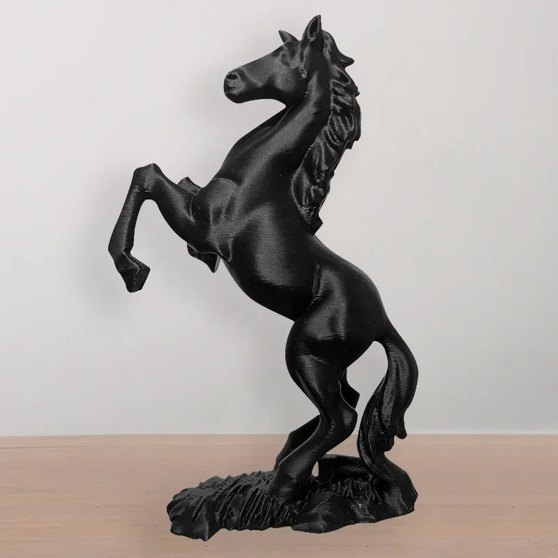 3D Printed Horse Statue Pegasus Sculpture Horse Year Ornament Modern Animal Art Decor Success Symbol For Home & Office Oasis Select
