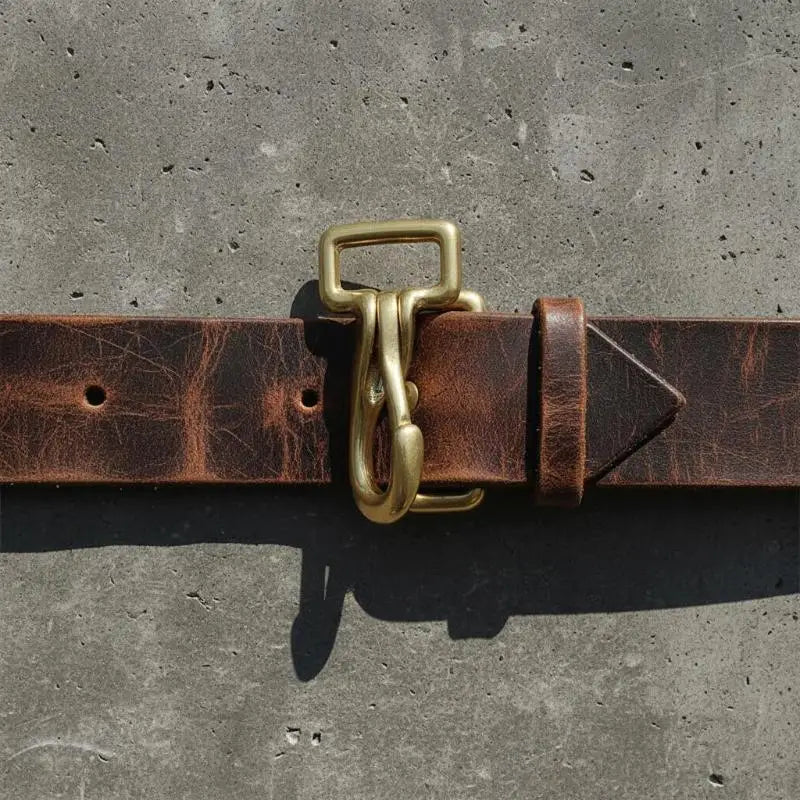 Brass Bag Strap Buckle Pet Leash Adapter Durable Metal Fastener for Dog Cat Traction Rope Accessory Oasis Select