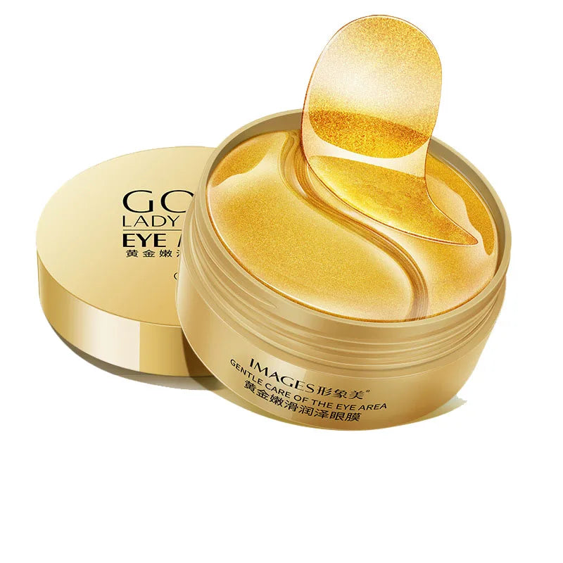 Gold Crystal Collagen Eye Mask – Dark Circles & Puffiness Eye Mask Patches Oasis Select Gold Collagen 1 box