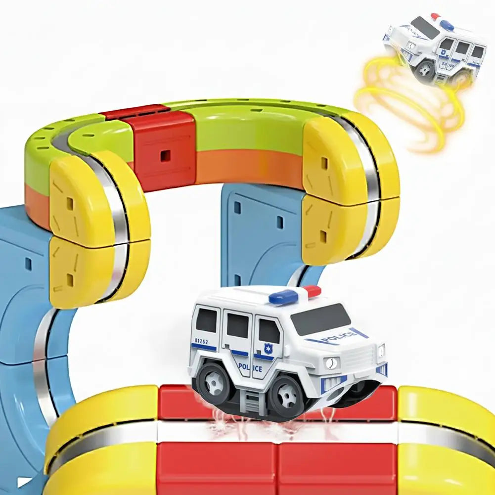 Anti-Gravity Electric Magnetic Car for Building Block Tracks Magnetic Toy Car Oasis Select B