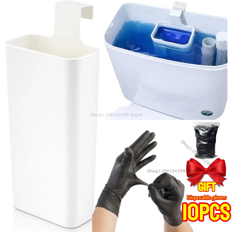 Toilet Solid Dispenser-Tank Replacement Part,Toilet Bowl Cleaner Buffer Box,Hanging Slow-Release Dispenser,Extends Cleaning Time Oasis Select White-1Pcs-Gift