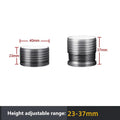 Furniture Leg Booster Pad Bed Table Legs Raised Base Height Increaser Adjustable Feet Floor Protector Oasis Select gray 23mm