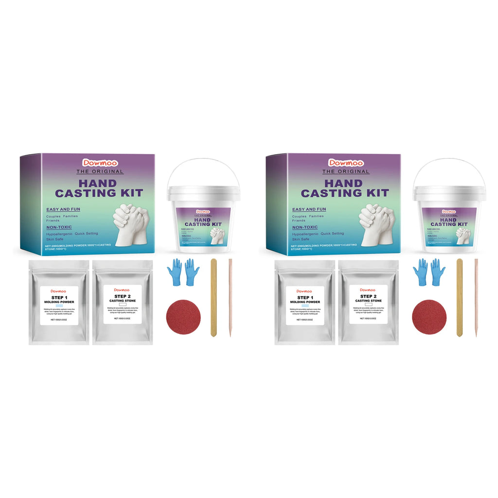 Hand Casting Kit – Couples & Family Plaster Mold Keepsake