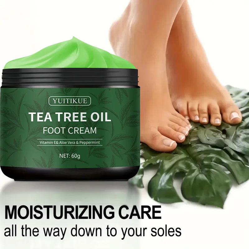 YUITIKUE Tea Tree Foot Cream 60g | Moisturizes & Soothes Feet