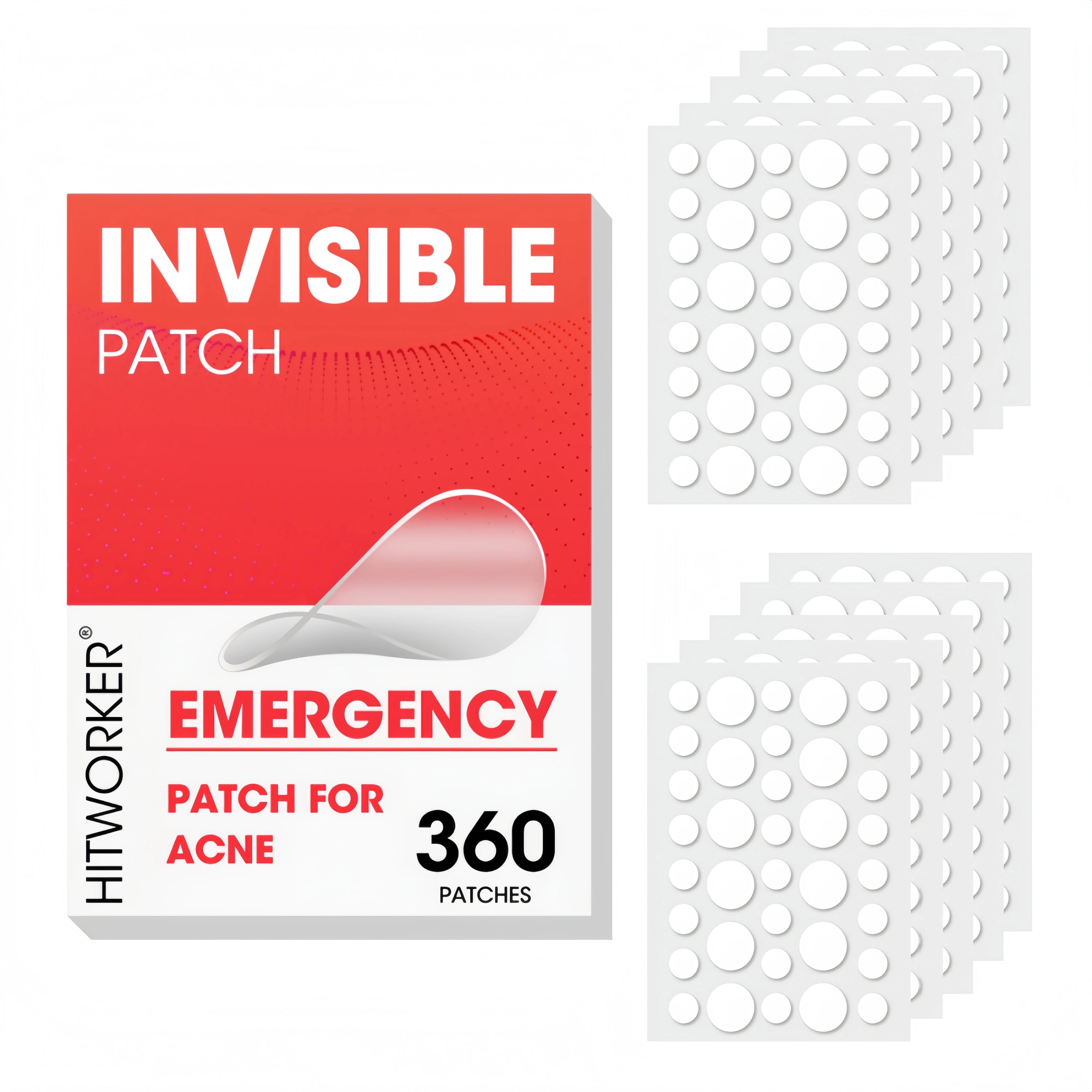 720/360/180 pieces/box acne patches - used to absorb acne secretions, mild and non irritating, essential for acne treatment Oasis Select 360pcs