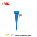 Automatic Drip Irrigation System Self Watering Adjustable for Flower Plants Greenhouse Garden Auto Water Dripper Device Oasis Select 1PC-Blue