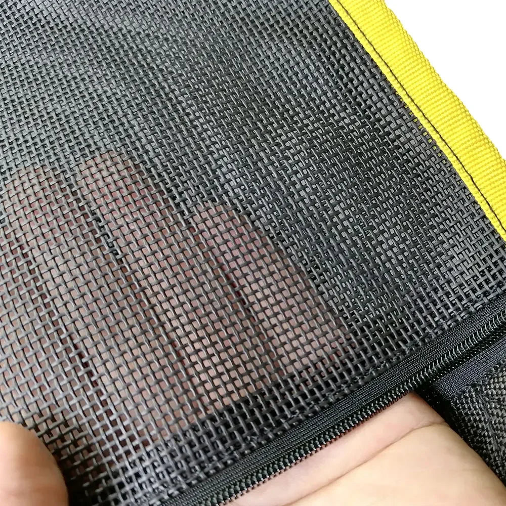 Anti-UV Boat Railing Bag Hanging Mesh Pouch Storage Bag for Kayak Marine Yacht Boat Handrail Stash Pocket Oasis Select
