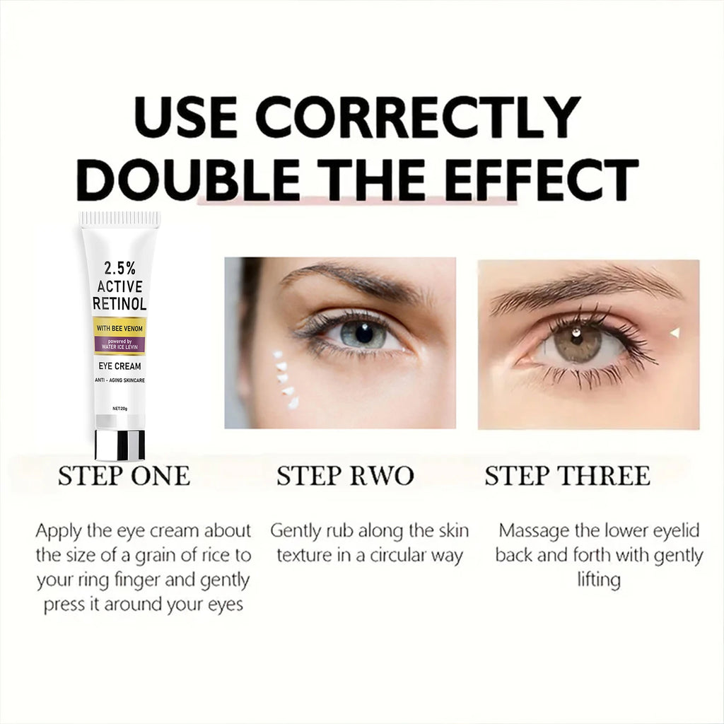 2.5% Retinol & Bee Venom Anti-Aging Eye Cream | 20g Anti-Aging Eye Cream Oasis Select