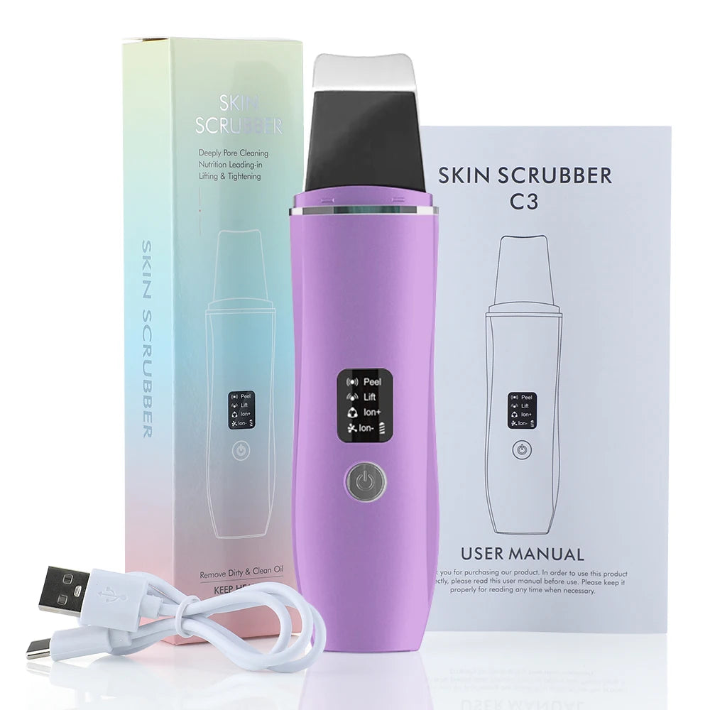 Ultrasonic Skin Scrubber – Blackhead Remover & Pore Cleaner
