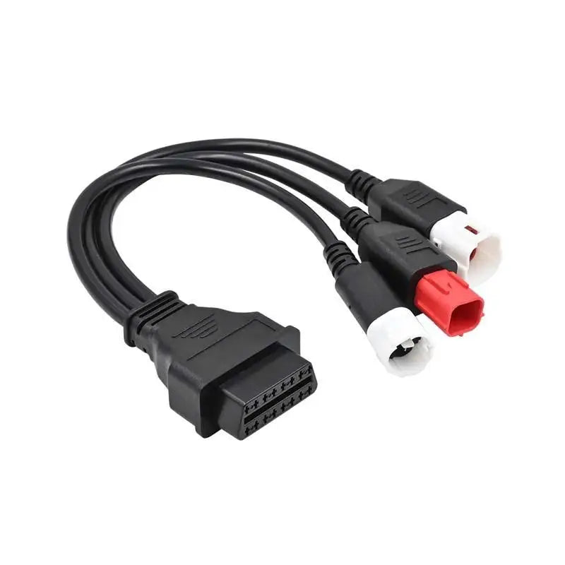 3 IN 1 For 3pin 4pin 6pin OBD2 16PIN Motorcycle Diagnostic Connector Cable Adapter Extension Cable Oasis Select A1