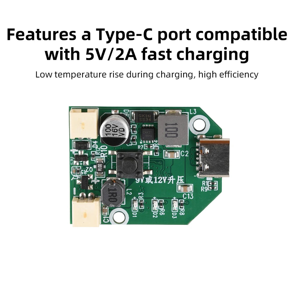 DC 9V/12V 3-Speed Fan Circuit Board Brushless Control Board Mtherboard Universal Board USB Charging Fan Board Supports 5V/2A Oasis Select