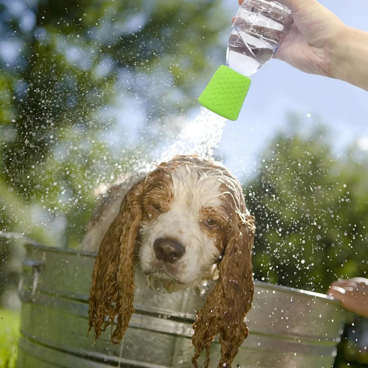 1-20PCS Portable Pet Shower Sprayer Handheld Outdoor Dog Cat Bathing Cleaning Adjustable Nozzle for Garden Grooming Supplies Oasis Select