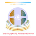 24V CCT COB LED Strip Cabinet Light with Wireless Remote Control Dimmable,High Color Rendering,No Flicker,2700K To 6500K Change Oasis Select Only Lamp No Plug CCT 2700K To 6500K 10M Kit