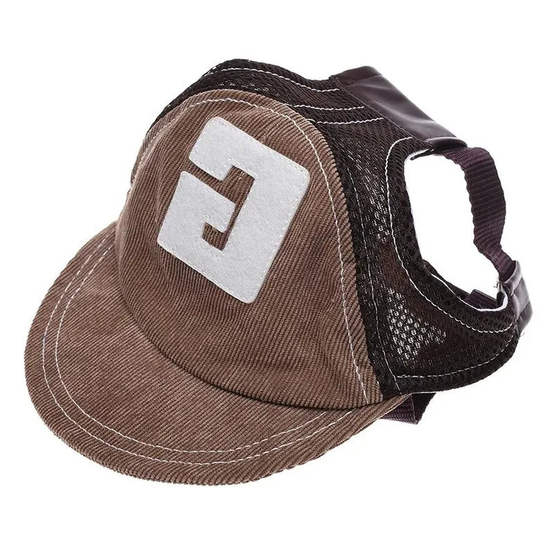 Dog Sun Hat with UV Protection,Cute Bow Design Pet Cap for Spring Summer,Breathable Mesh Outdoor Hat for Small Dogs, Cats, Puppy Oasis Select brown S