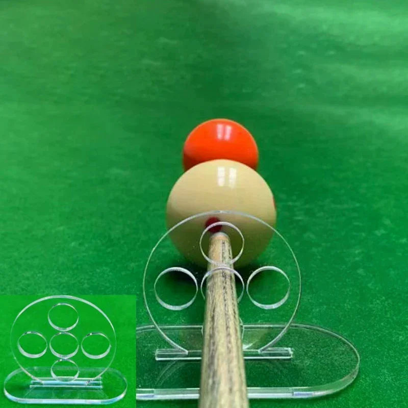 Billiard Rod Trainer Billiard Stroke Exerciser Transparent 1/5 Holes Pool Cue Stroke Training Device Billiards Accessories Oasis Select