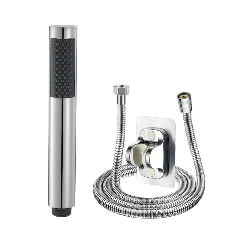 Handheld Stainless Steel Booster Shower Head | Water Saving