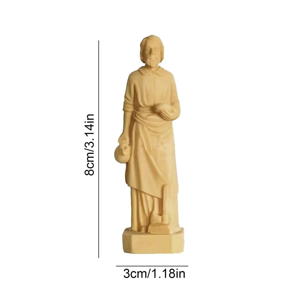 St Joseph Statue Figurine Ornaments Resin Figure Figurine Crafts Statue Elegant Decor For Living Room Enhances Home Decorations Oasis Select carpenter joseph