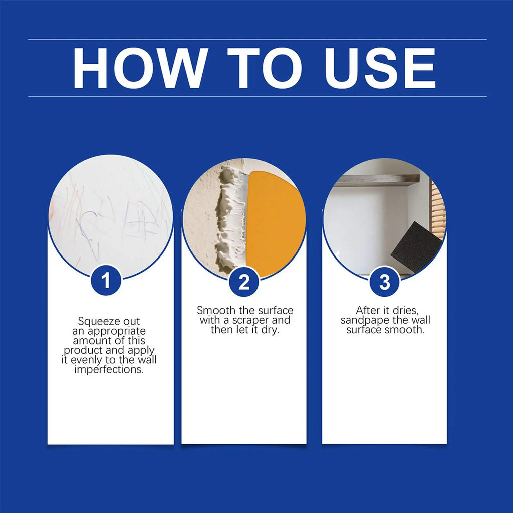 Wall Restore Kit Wall Putty Paste Surface Coating Repair Wall Repair Wall Patching Paste Crack Nail Eye Repair Artifact Agent Oasis Select