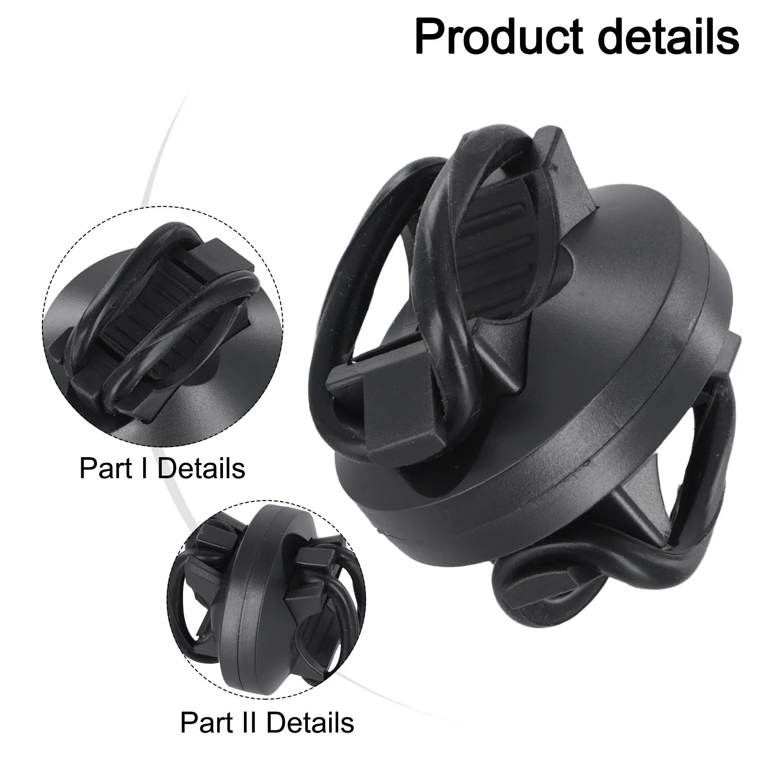 Gel Band Bike Light Clips Bicycle Headlight Elastic Handlebar LED Light High Performance High Quality Brand New Oasis Select