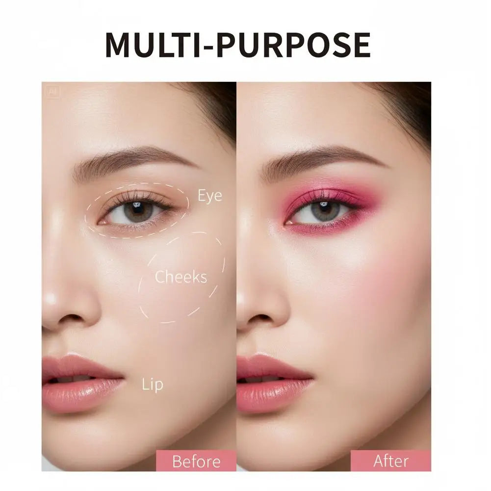 Golden Color-Changing Blush – 3-in-1 Cream Cheeks, Eyes & Lips Cream Blush Oasis Select