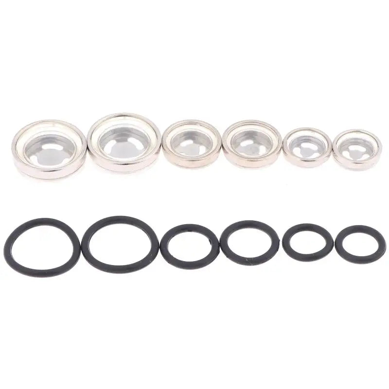 10Pcs Brake Master Cylinder Sight Glass With O Ring Motorcycle Brake Master Cylinder Window For Motorcycle ATV Oasis Select