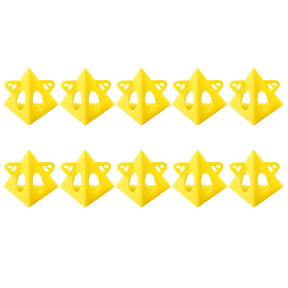 10 PCS Mini Cone-shaped Paint Rack Pyramid Rack Set Used for Canvas and Door Riser Support for Cleaning Paint Operations Oasis Select 10pcs Yellow