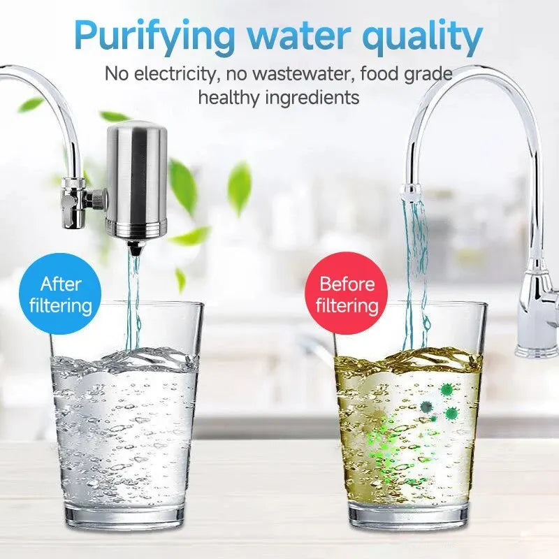 Kitchen Stainless Steel Faucet Water Filter Pre-filter Purifier Household Tap Water Direct Drinking Oasis Select