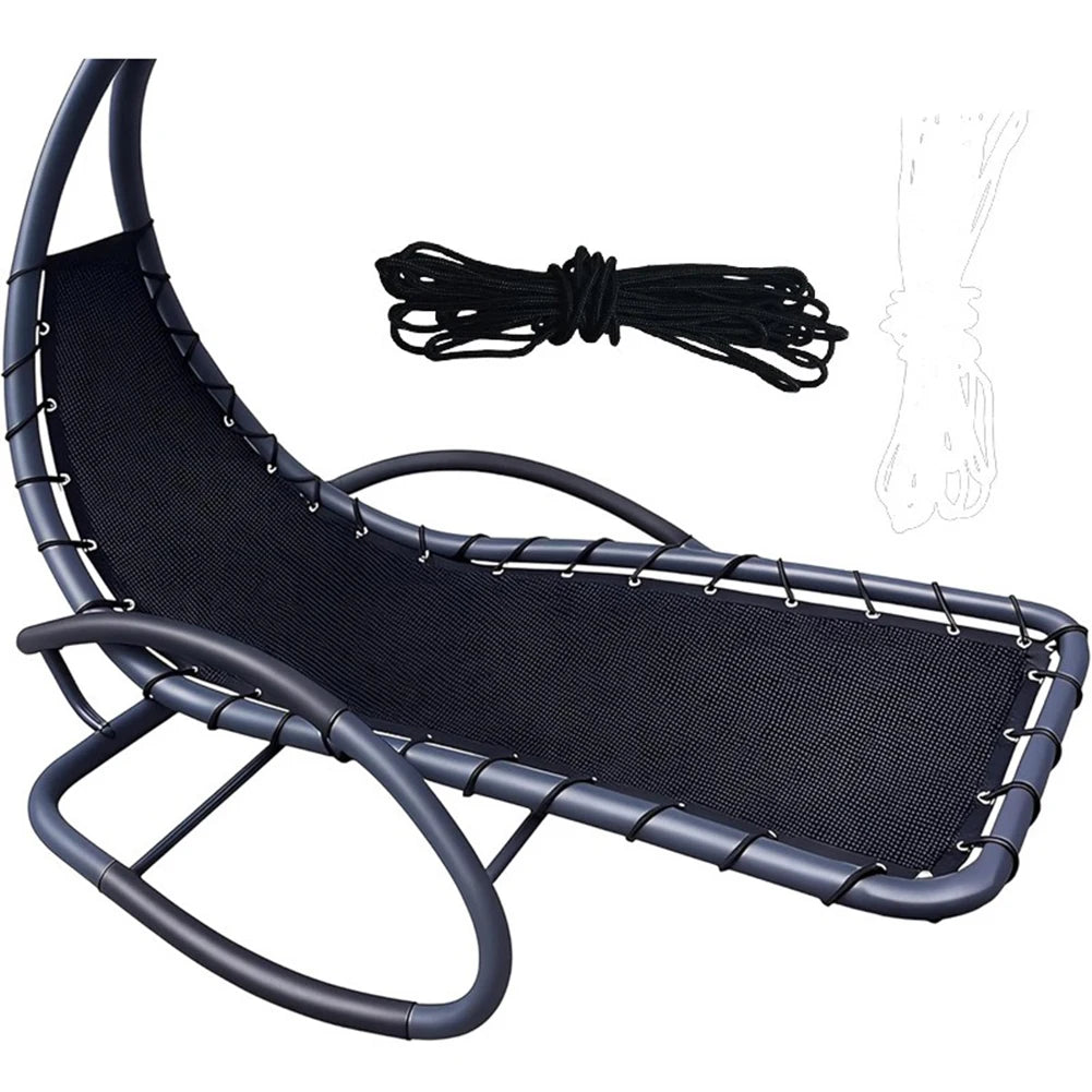 Hanging Swing Chair Seat Cloth For Textilene Hanging Swing Chair Garden Swing Replacement Waterproof Dustproof Black Replacement Oasis Select