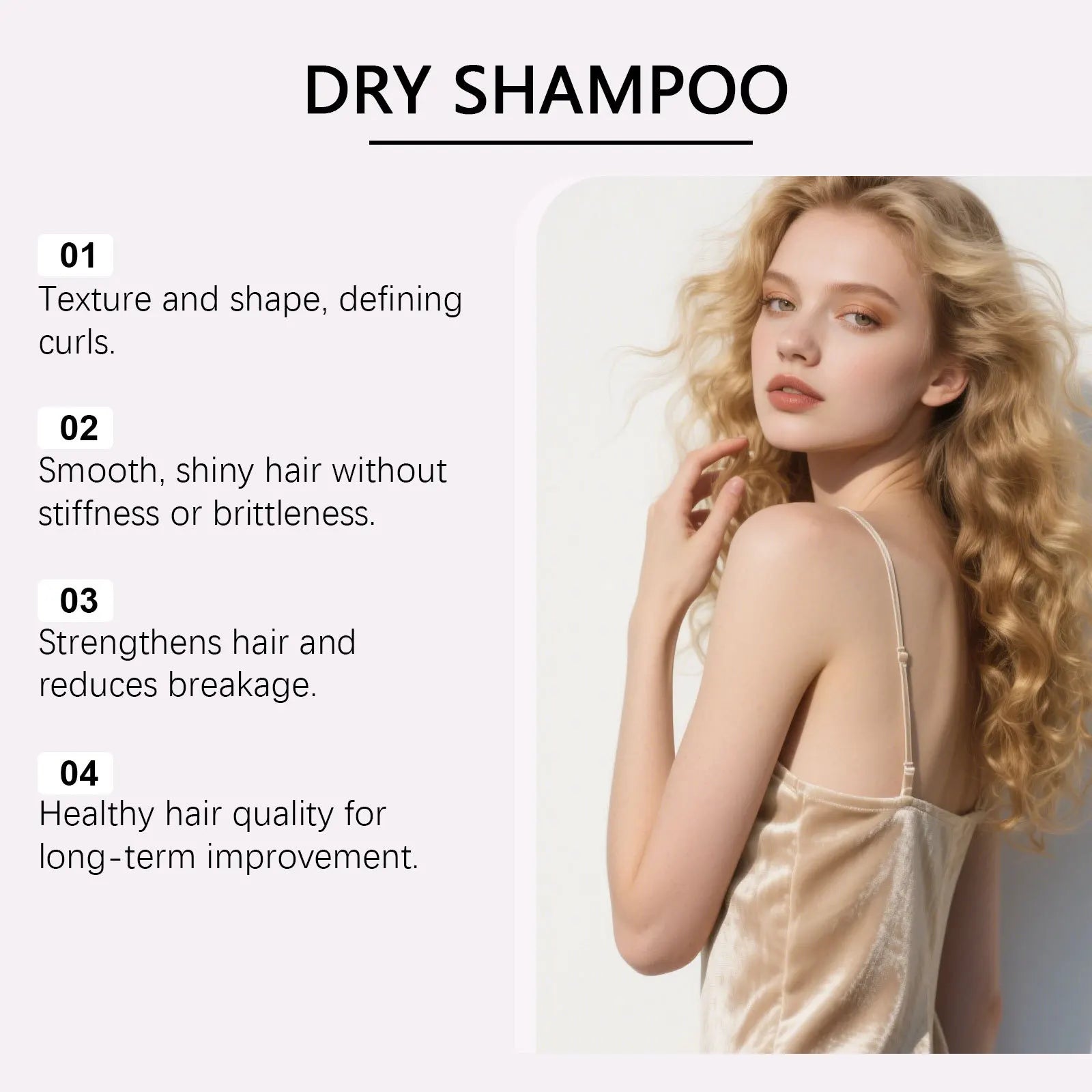 Jaysuing Portable Dry Shampoo Spray – Oil Control & Volume Dry Shampoo Spray Oasis Select