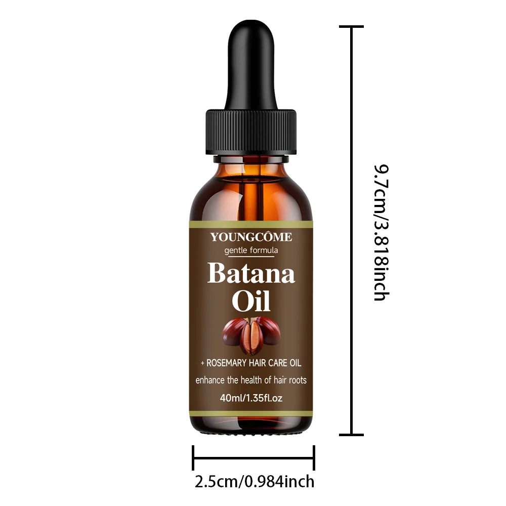 40ml/60ml Batana Rosemary Mint Scalp Hair Strengthening Oil Biotin Essential Oils Nourishing Treatment Split Ends Dry All Types Oasis Select 40ml