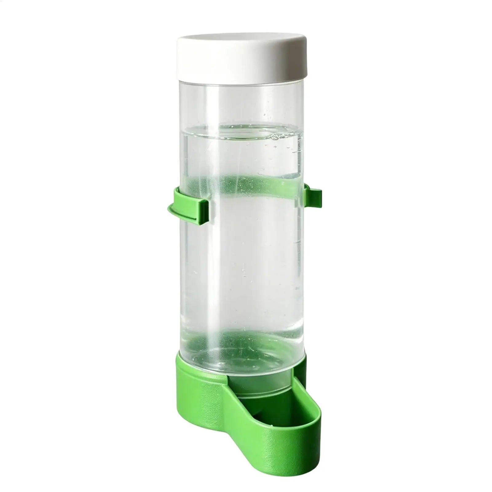 Parakeet Water Dispenser 140ml Automatic Leak-Proof Clear Waterer Indoor Parrot Waterer Drinker for Parakeet Budgies Cockatiel Oasis Select