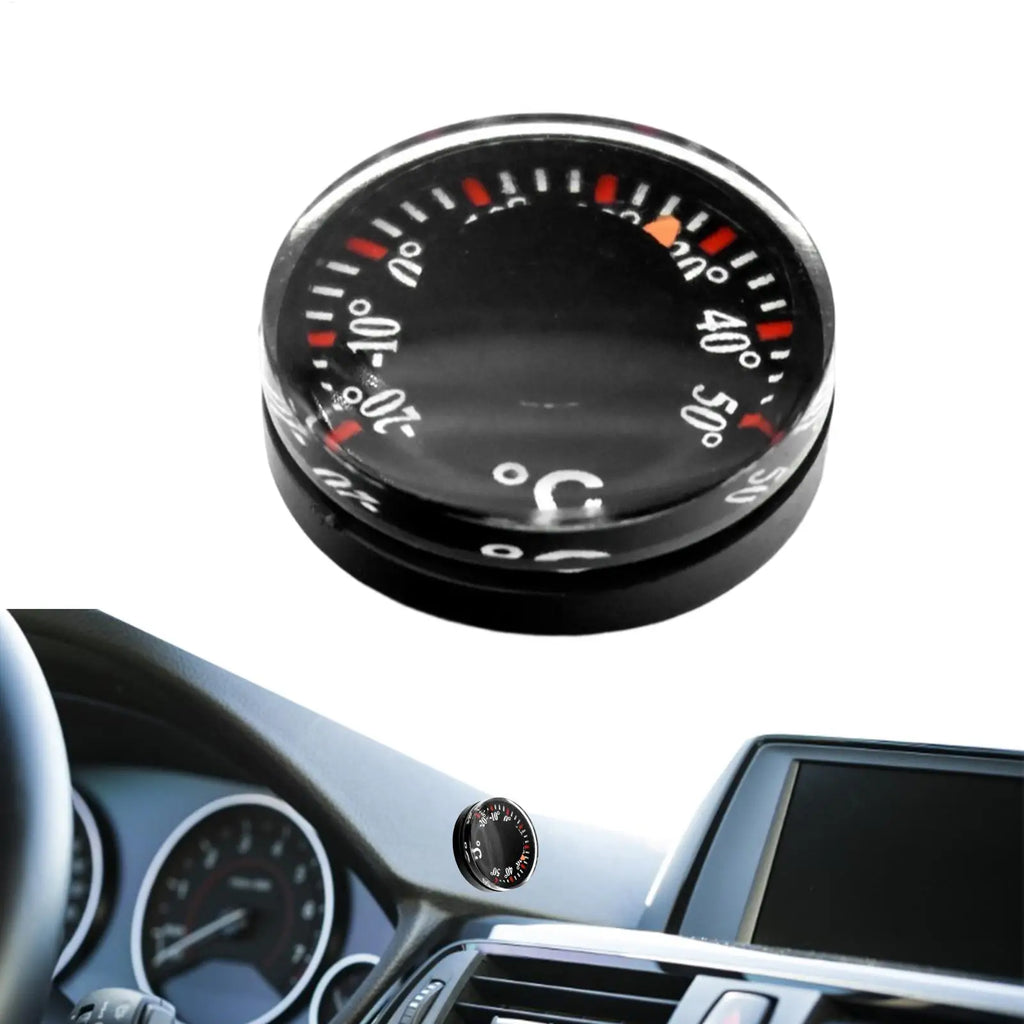 Car Thermograph Mechanical Portable Small Temperature Gauge Car Window Thermograph for Car RV Van SUVs Truck Parking Summer Oasis Select