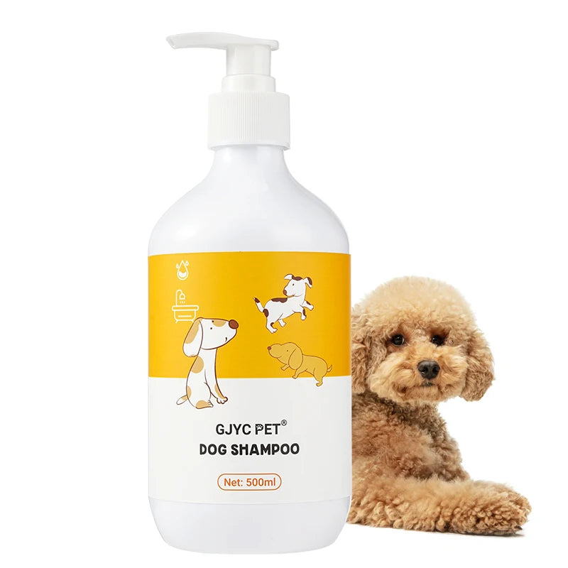 Dog Shampoo Conditioner Pet Bath Pet Shower Gel Soft General Bathing Supplies Sterilization Deodorant Fragrant Itching 500ML Oasis Select