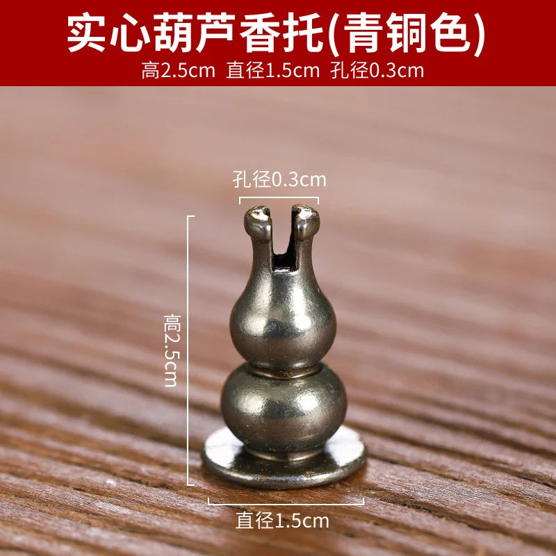 Metal Zen Lotus Buddha Incense Burner Incense Diffuser Incense Stick Holder Censer Buddhist Aromatherapy Use In Office Teahouse Oasis Select calabash bronze