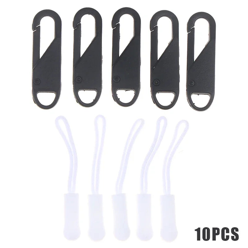 Metal Replacement Zipper Pulls & Cord Extenders – 5/10/20 Pack Zipper Pull Replacements Oasis Select 10Pcs