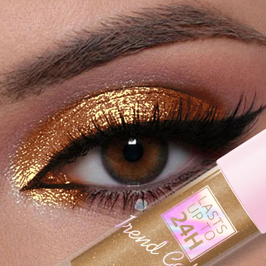 MCD Metallic Glitter Liquid Eyeshadow – Waterproof, 8 Shades