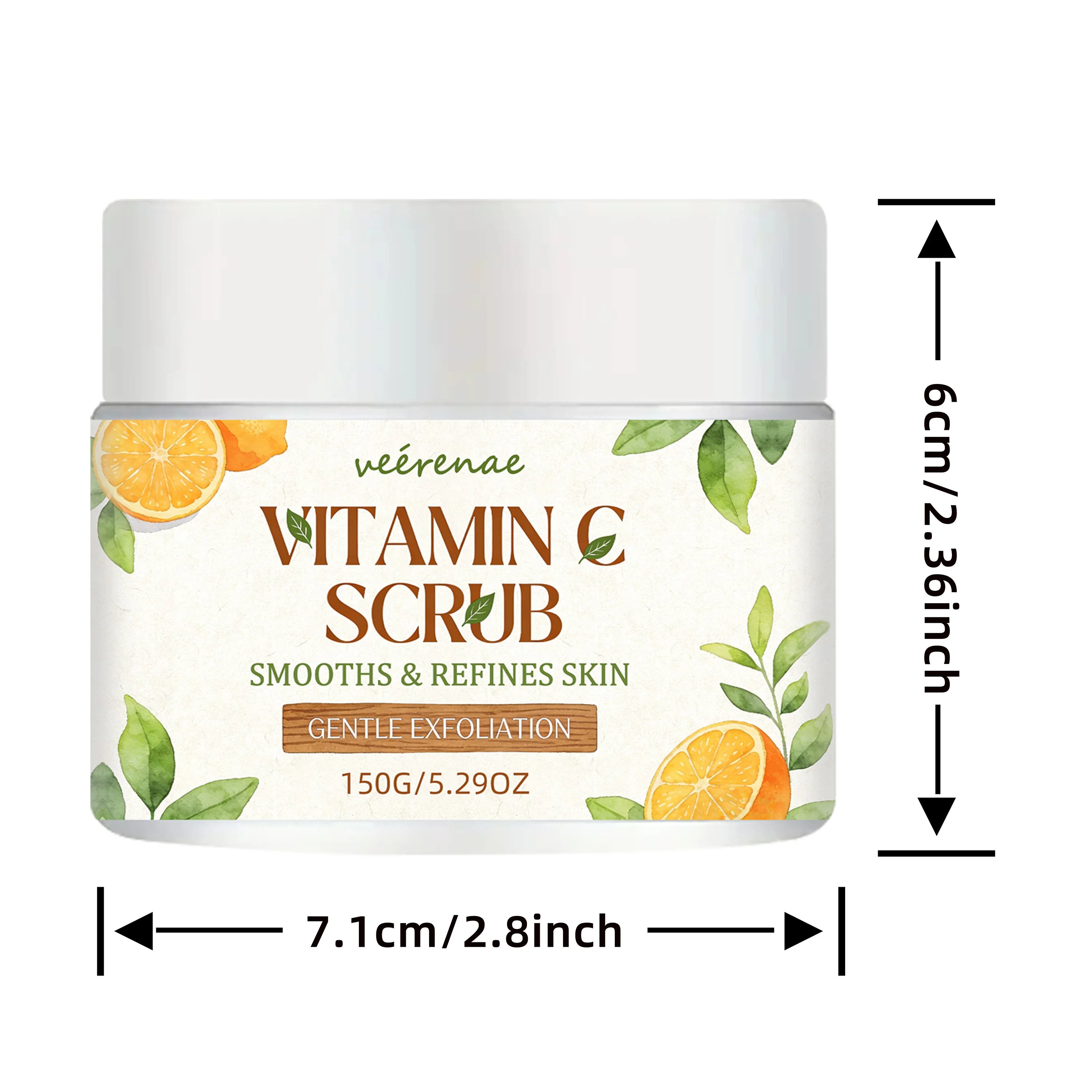 veérenae Vitamin C Body Scrub – Exfoliator for All Skin Types