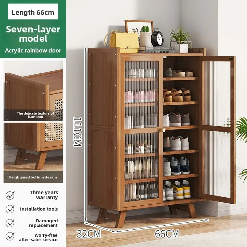 Shoe cabinet large-capacity shoe rack at the door of the house, for the corridor outside the door of the household Oasis Select