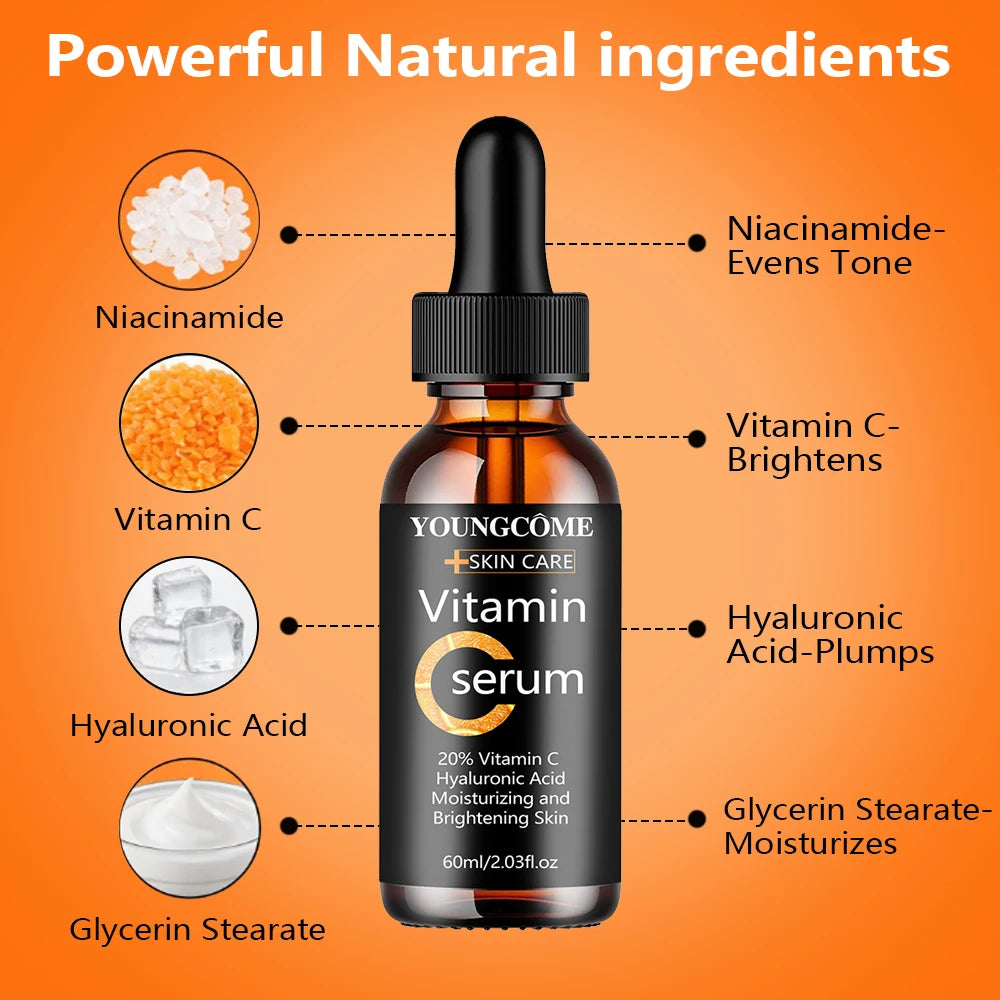 Vitamin C Serum with Hyaluronic Acid – Glow & Firm Skin