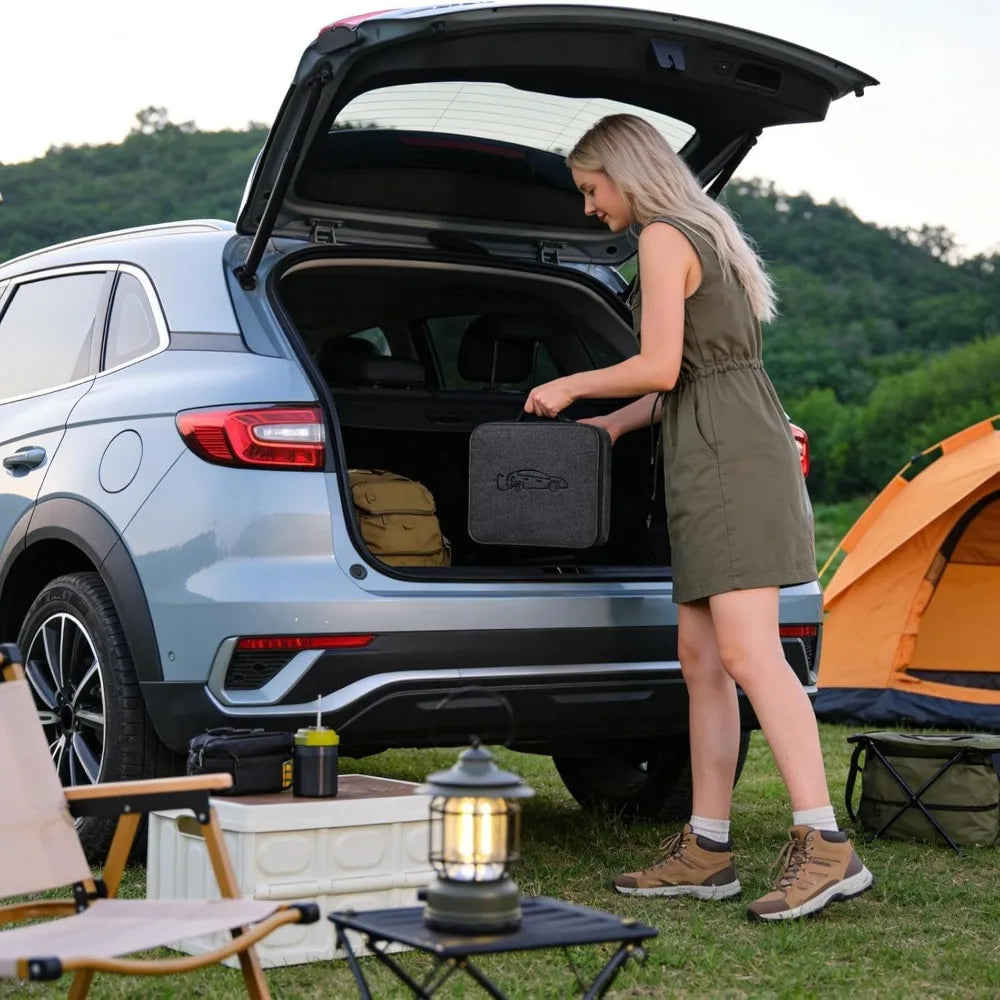 Scratch Resistant Dustproof New Energy Vehicle Charging Gun Storage Bag Portable EV Charger Cable Bag Auto Storage Bag Oasis Select